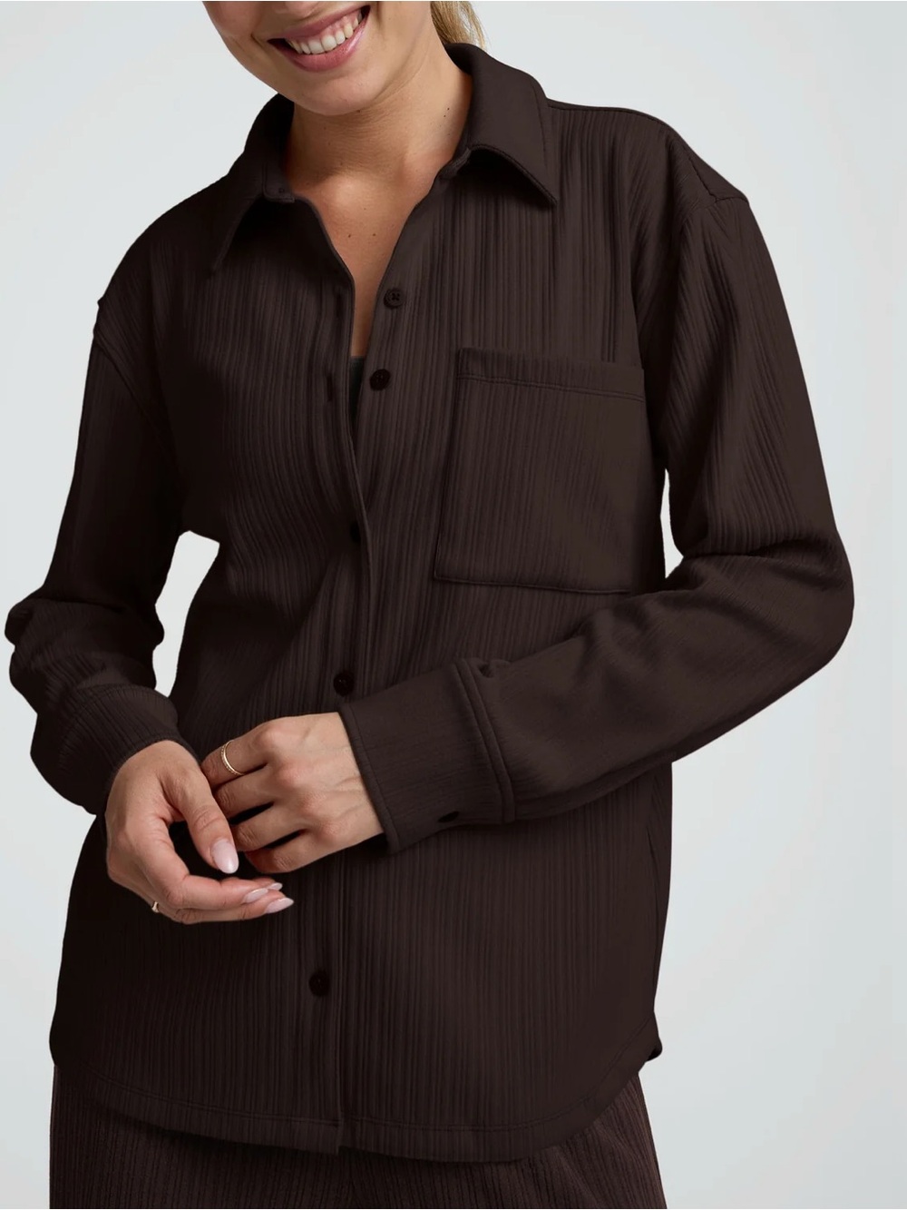 Beyond Yoga Breathe Easy Ribbed Shirt